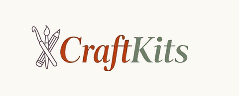 Logo of Craft Kits with a stylized illustration of tools on a white background