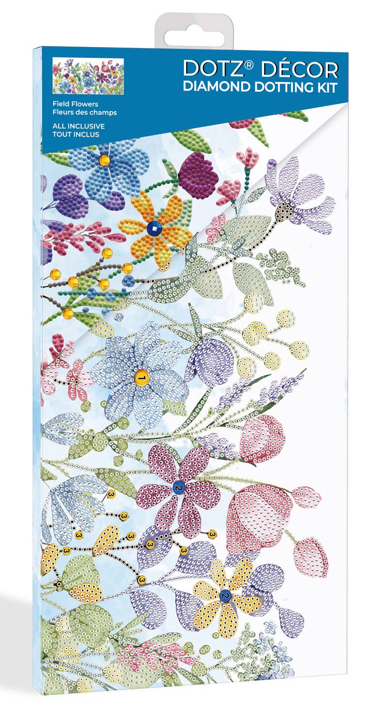 DOTZ Decor Diamond Dotting Kit packaging with floral design