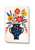 Notebook with floral design on a white background
