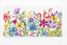 Colorful floral pattern on a white background