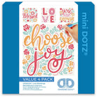 Diamond Dotz mini value 4 pack with 'Choose Joy' design on a blue background