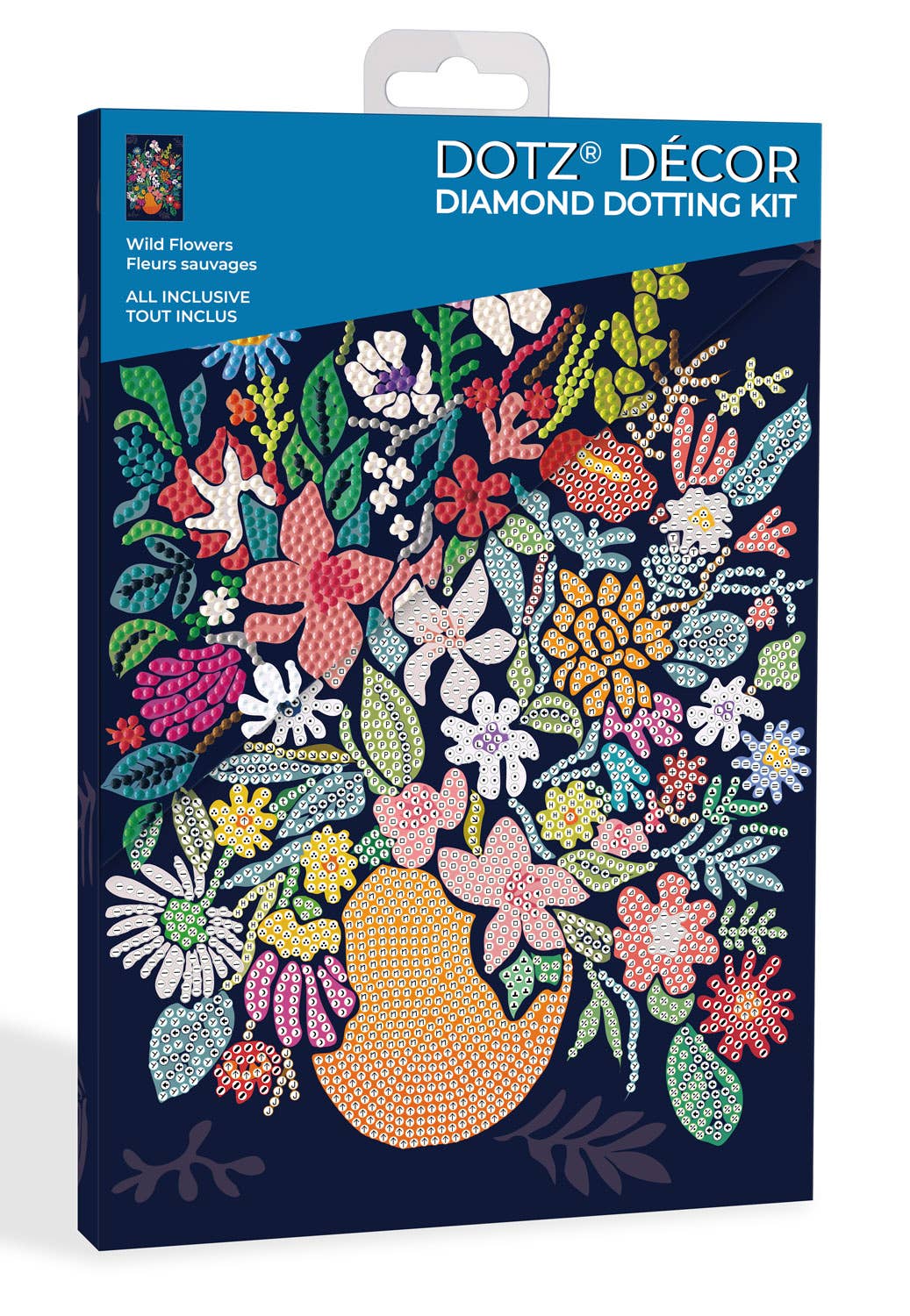 DOTZ Decor Diamond Doting Kit packaging with floral design