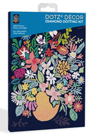 DOTZ Decor Diamond Doting Kit packaging with floral design