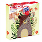 DOTZ Box Diamond Doting Kit packaging with a bear design and floral elements.
